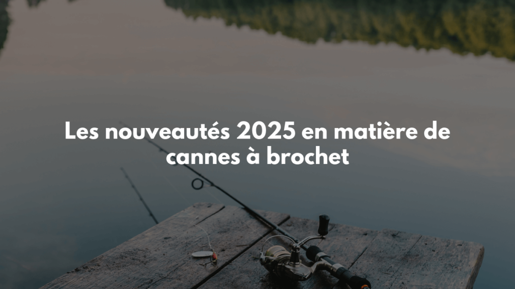 image couverture de l'article sur les nouveautés 2025 des cannes brochet
