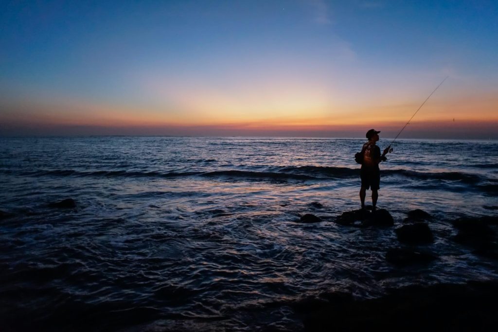 la pêche et les marées